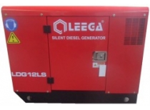Дизельный генератор Leega LDG12 LS 3 фазы в кожухе с АВР